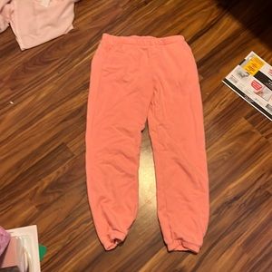 Target sweatpants coral color